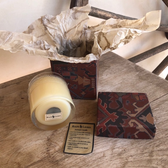 RALPH LAUREN🌵🐂Vtg 80’s Southwest Candle NEW RARE - Picture 3 of 15